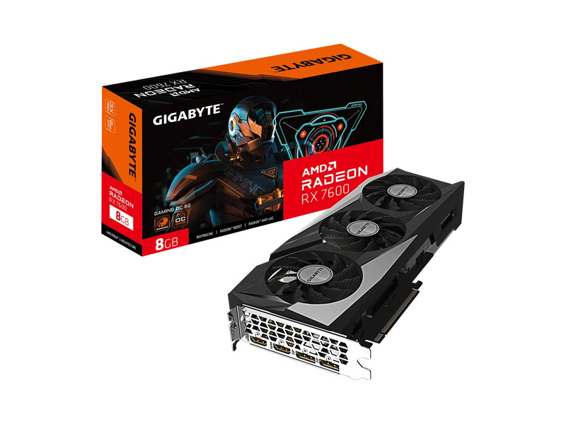 VGA Gigabyte Radeon RX 7600 GAMING OC 8G GV-R76GAMING OC-8GD