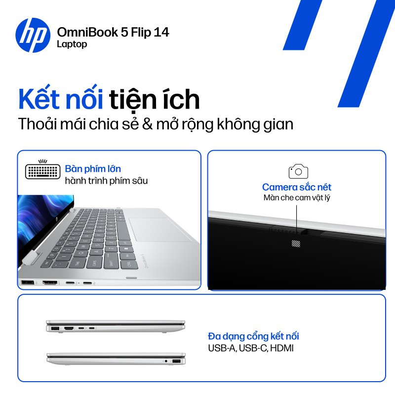 Laptop HP OmniBook 5 Flip 14-fp0055TU BZ7Q4PA