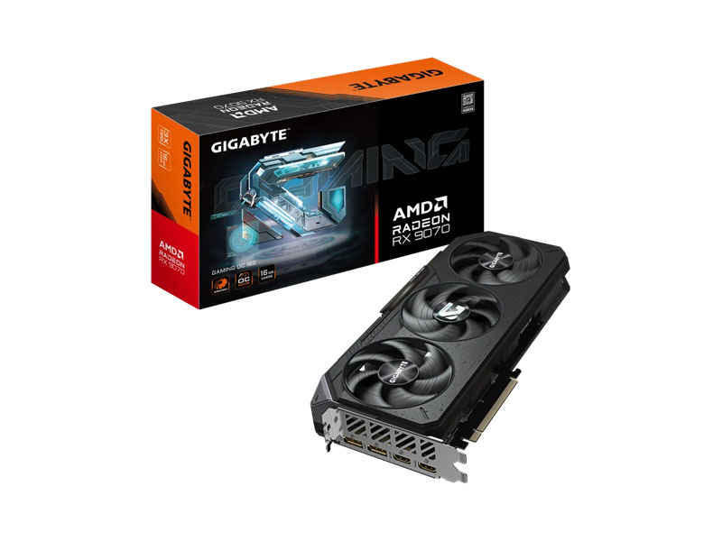 VGA Gigabyte Radeon RX 9070 GAMING OC 16G GV-R9070GAMING OC-16GD