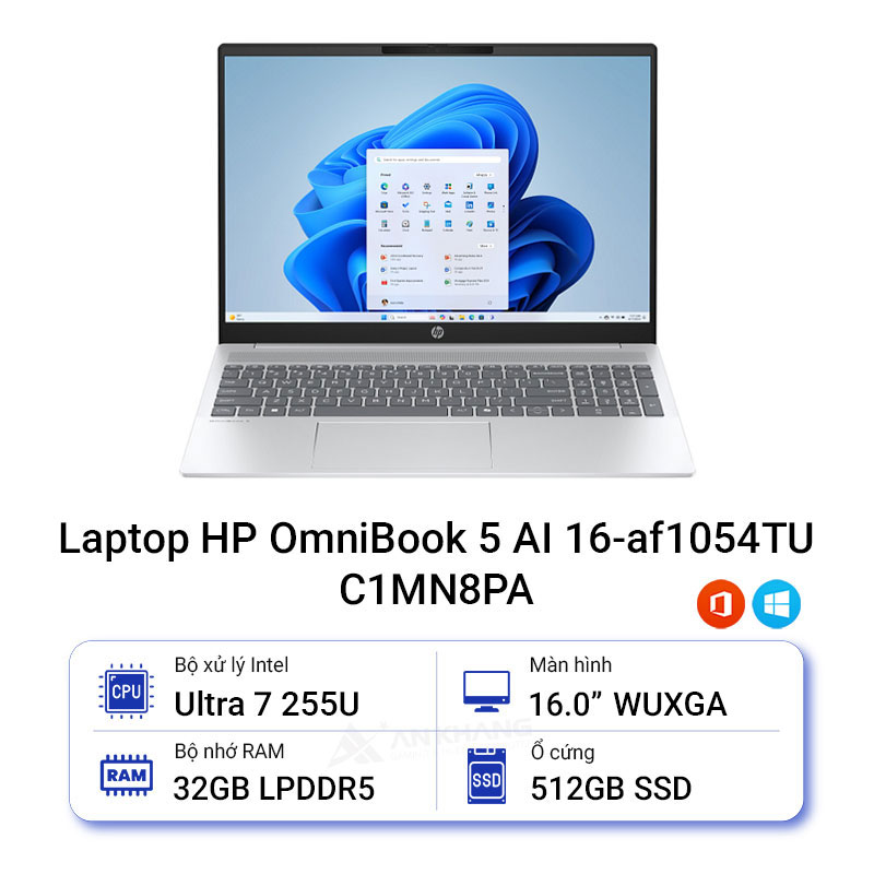 Laptop HP OmniBook 5 AI 16-af1054TU C1MN8PA