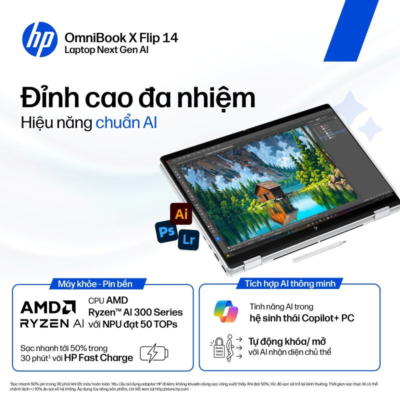 Laptop HP OmniBook X Flip 14-fk0092AU BZ7P5PA