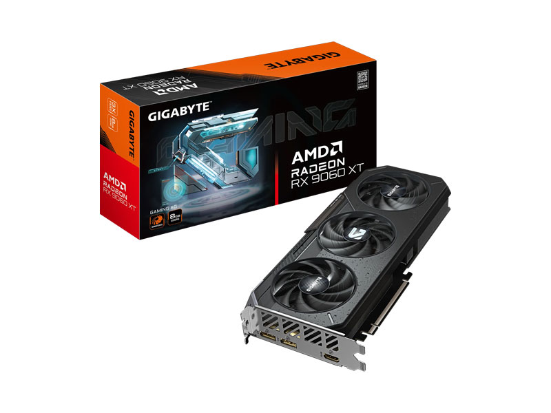VGA Gigabyte Radeon RX 9060 XT GAMING 8G GV-R9060XTGAMING-8GD