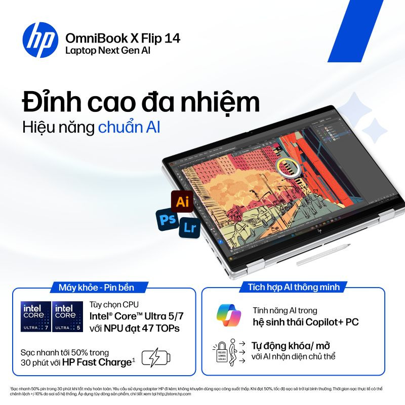 Laptop HP OmniBook X Flip 14-fm0086TU BZ7Q0PA