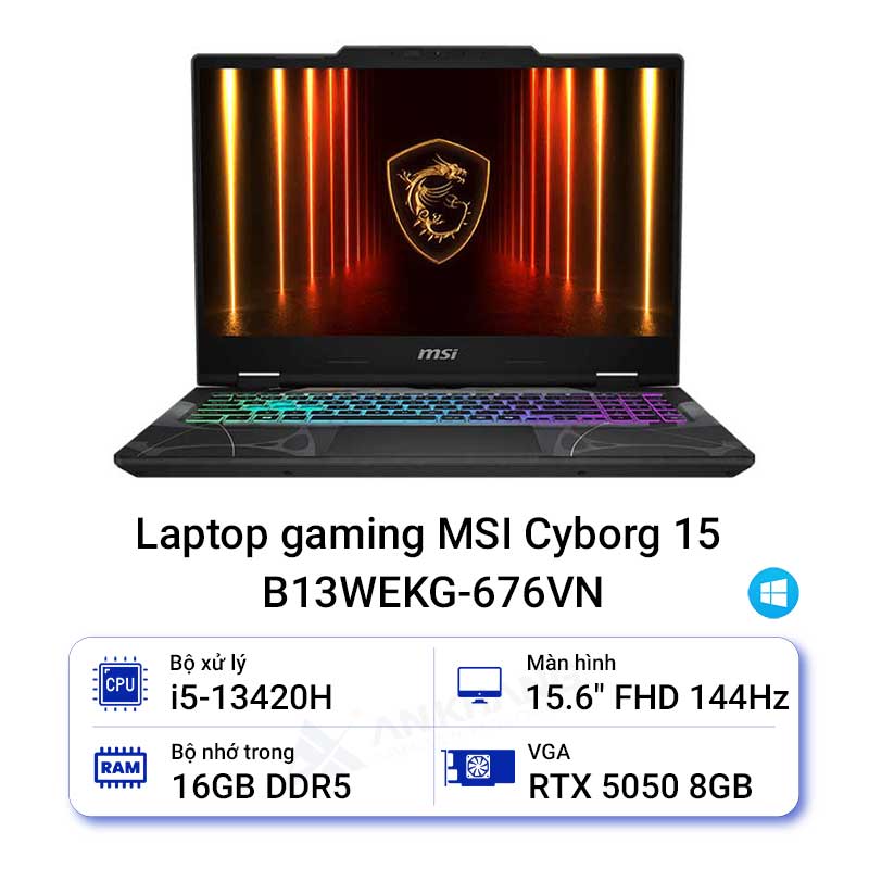 Laptop gaming MSI Cyborg 15 B13WEKG-676VN 