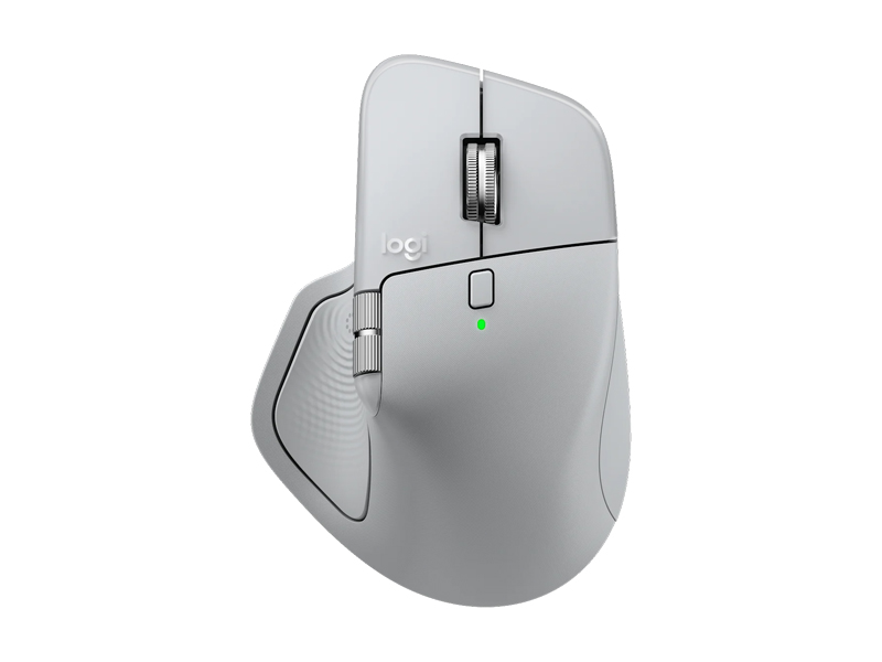 Chuột Logitech MX Master 4 Wireless Bluetooth Xám Pale Grey 910-007566