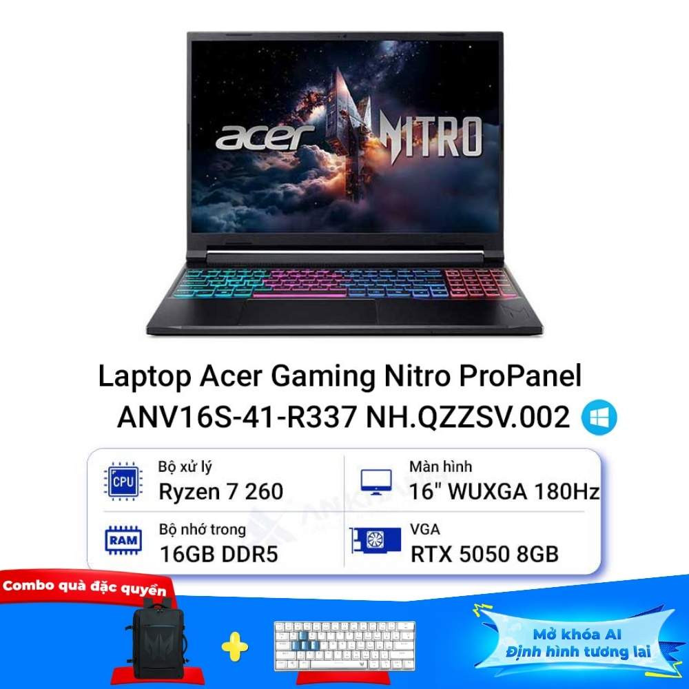 Laptop Acer Gaming Nitro ProPanel ANV16S-41-R337 NH.QZZSV.002