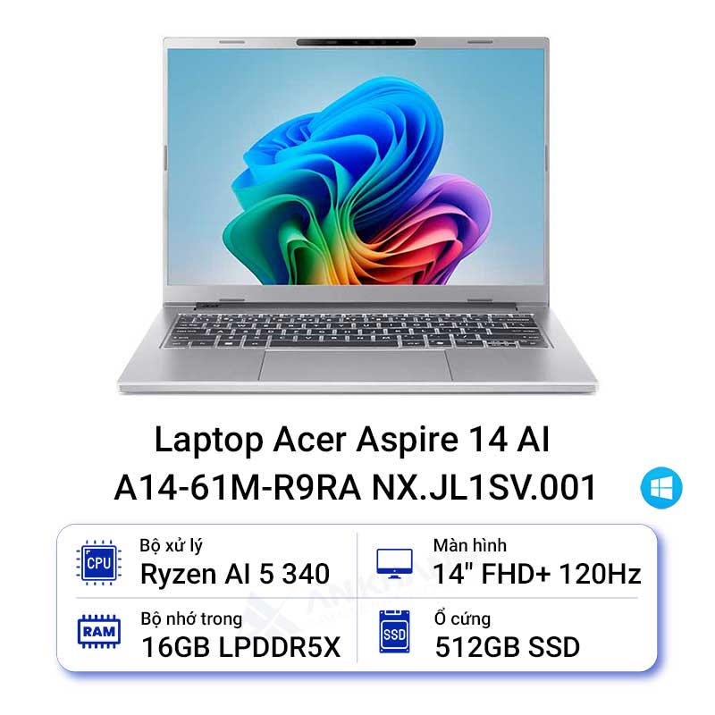 Laptop Acer Aspire 14 AI A14-61M-R9RA NX.JL1SV.001