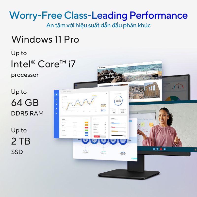 Máy tính để bàn All in one ASUS P440VAK-WPC042W