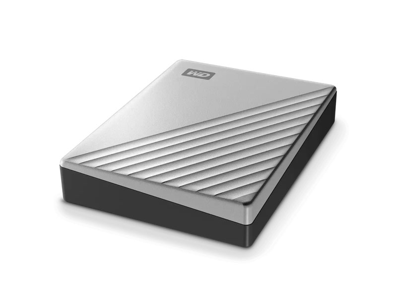 Ổ cứng di động WD My Passport Ultra 4TB WDBFTM0040BSL-WESN bạc