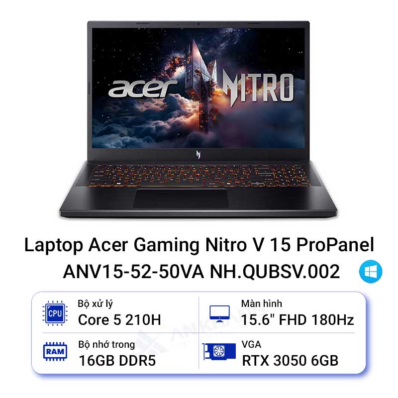 Laptop Acer Gaming Nitro V 15 ProPanel ANV15-52-50VA NH.QUBSV.002