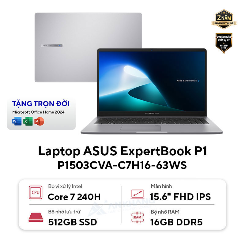 Laptop ASUS ExpertBook P1 P1503CVA-C7H16-63WS