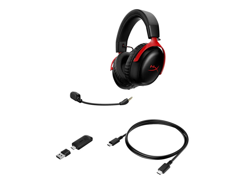 Tai nghe HyperX Cloud III S A59Z0AA Wireless Black/Red
