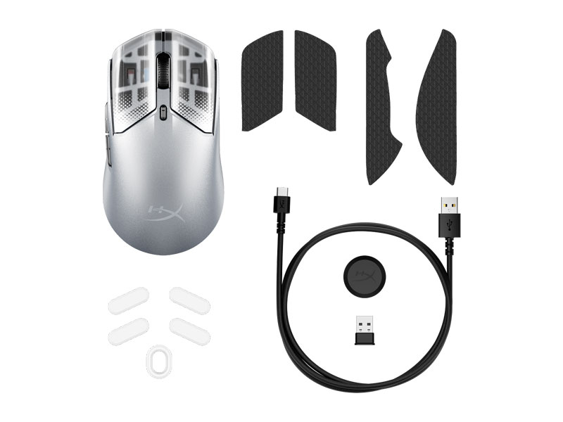 Chuột Gaming HyperX Pulsefire Haste II S Wireless 9B002AA Silver