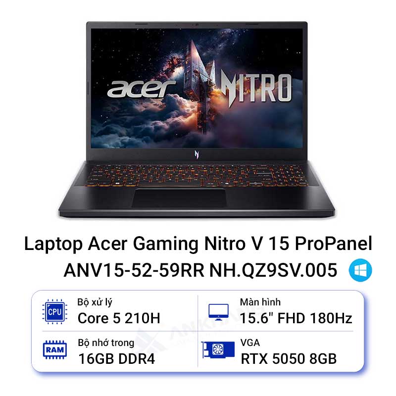 Laptop Acer Gaming Nitro V 15 ProPanel ANV15-52-59RR NH.QZ9SV.005