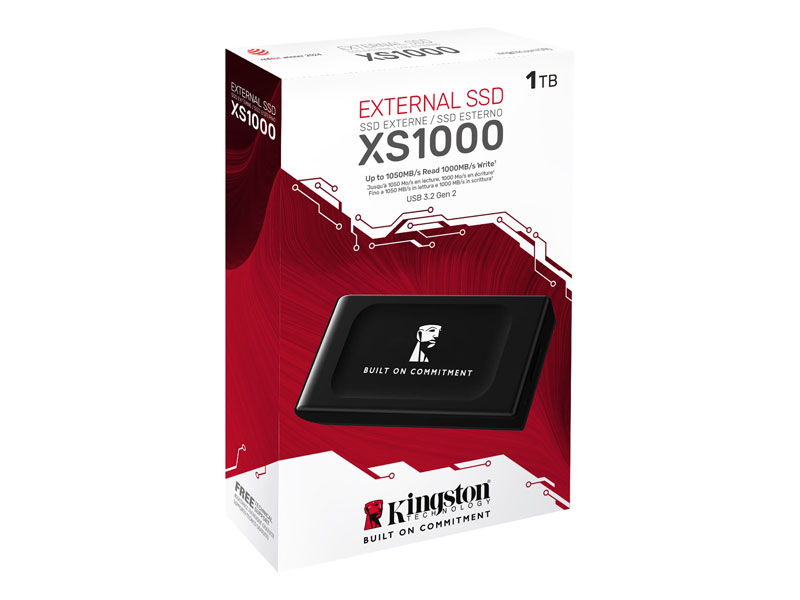 Ổ cứng di động SSD Kingston 1TB XS1000 USB 3.2 Gen2 (SXS1000/1000GA)