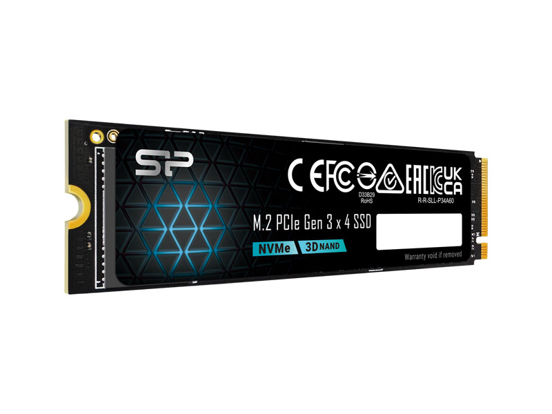 Ổ cứng SSD Silicon P34A60 1TB PCIe3×4 SP001TBP34A60M28 (2200MB-1600MB/s)