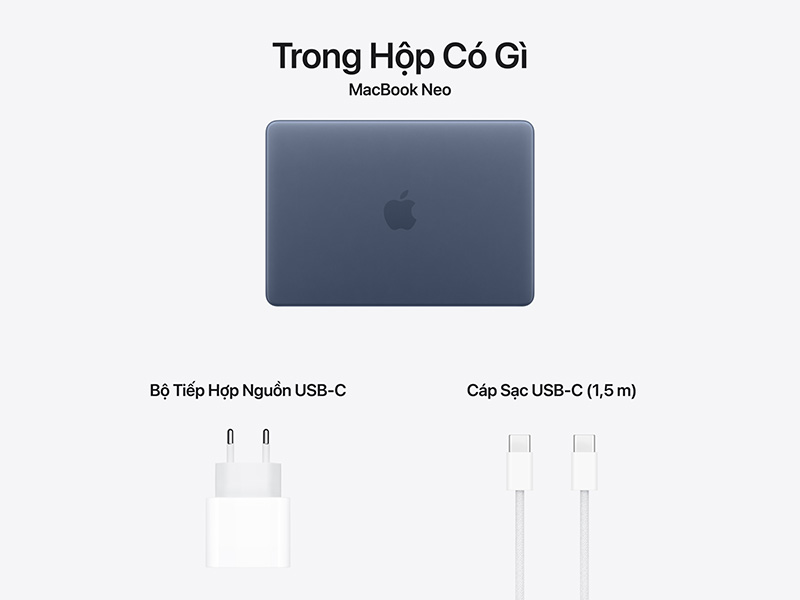 Macbook Neo 13 inch Chip A18 Pro 6CPU/5GPU/8GB/256GB - Indigo (MHFF4SA/A)