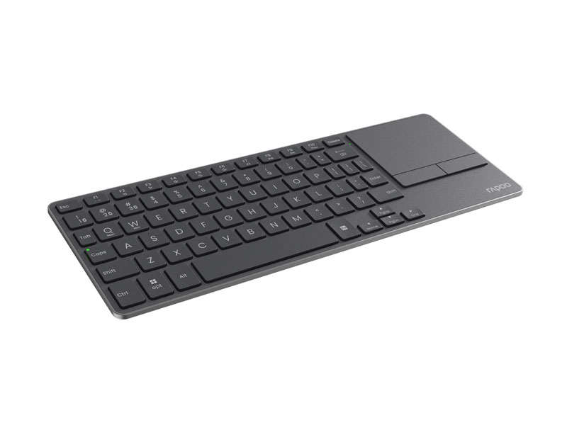 Bàn phím không dây Rapoo E900T kèm touchpad Đen