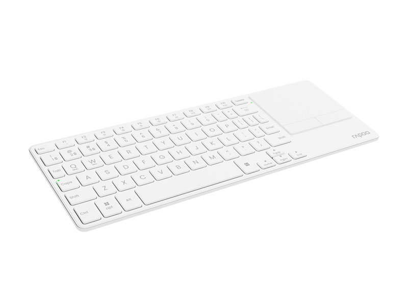 Bàn phím không dây Rapoo E900T kèm touchpad Trắng