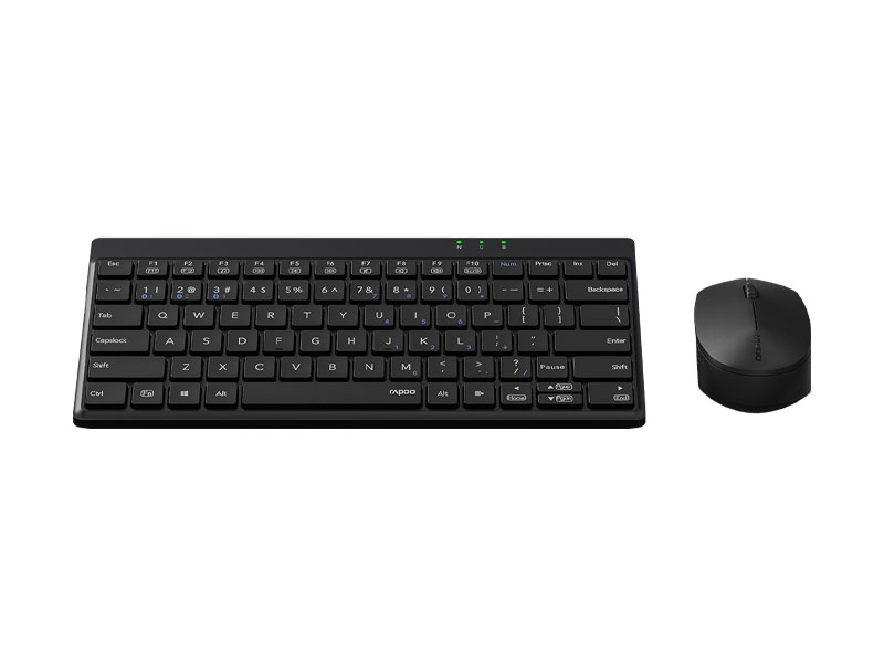 Bộ bàn phím chuột không dây Rapoo 8000GT Đen