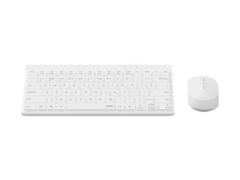 Bộ bàn phím chuột không dây Rapoo 8000GT Trắng