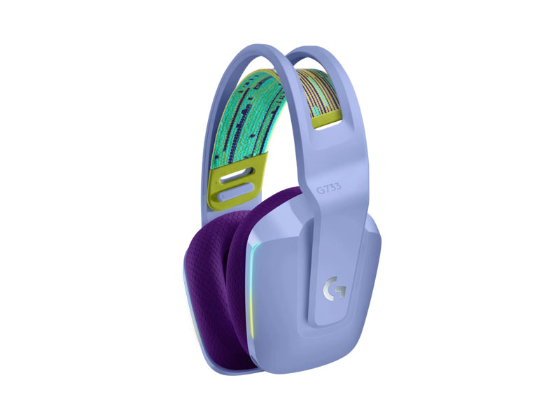 Tai nghe Gaming Logitech G733 LIGHTSPEED Wireless LIGHTSYNC RGB Lilac