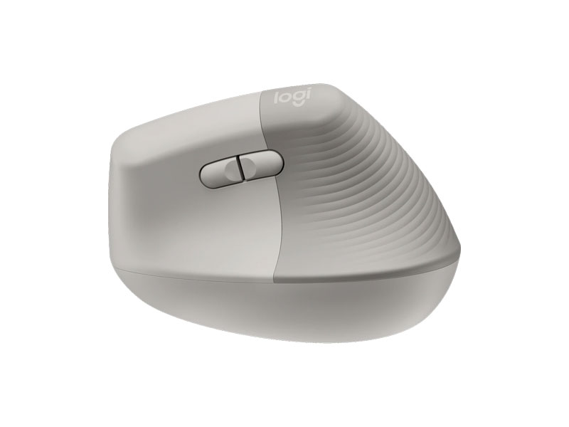 Chuột công thái học Logitech Lift Vertical màu xám sand (910-007665)