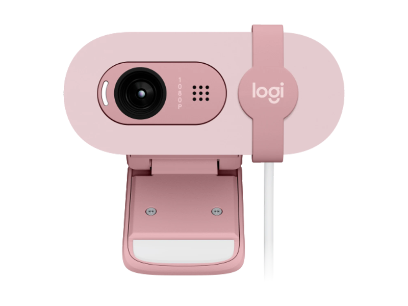 Webcam Logitech Brio 100 FHD màu hồng (960-001624)