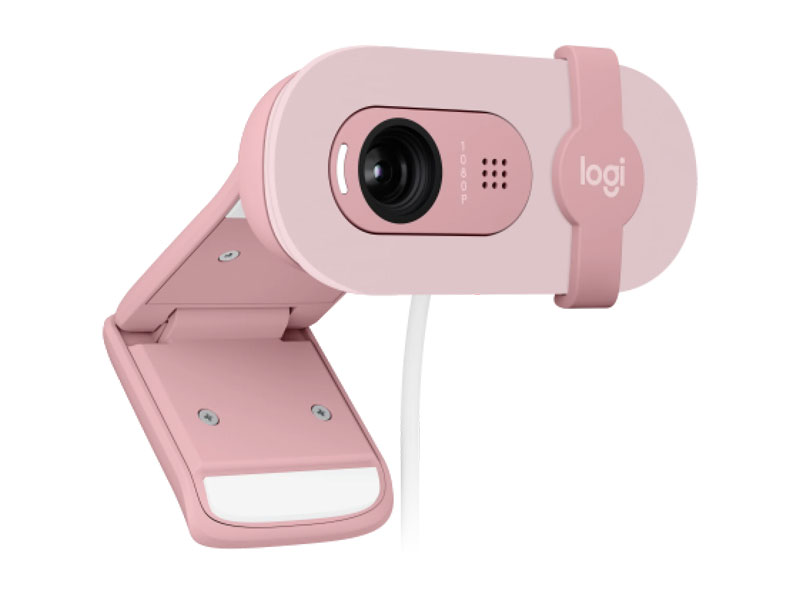 Webcam Logitech Brio 100 FHD màu hồng (960-001624)
