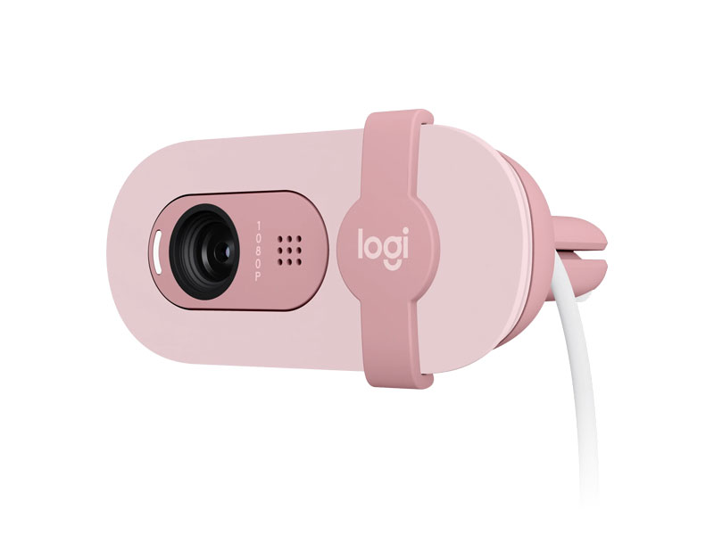 Webcam Logitech Brio 100 FHD màu hồng (960-001624)