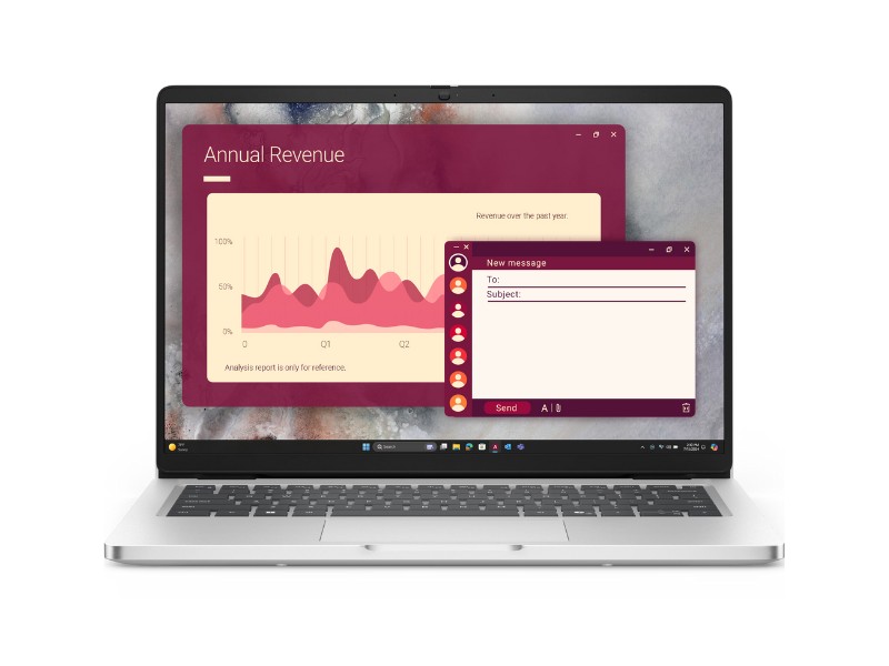 Laptop Dell Pro 14 PC14250 (Ultra 5 235U/8GB/512GB/14.0 inch FHD+/3cell/Win 11 Home)