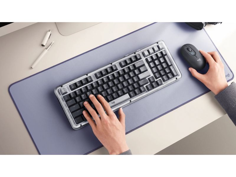 Bàn phím cơ Logitech Alto Keys K98M Wireless Graphite
