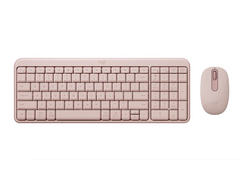 Bộ bàn phím chuột không dây Logitech MK250 Bluetooth Rose (920-013561)