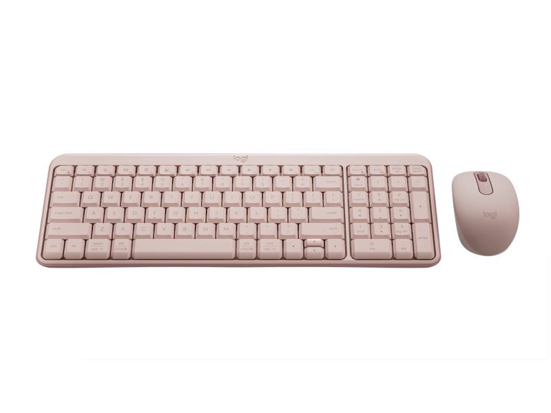 Bộ bàn phím chuột không dây Logitech MK250 Bluetooth Rose (920-013561)