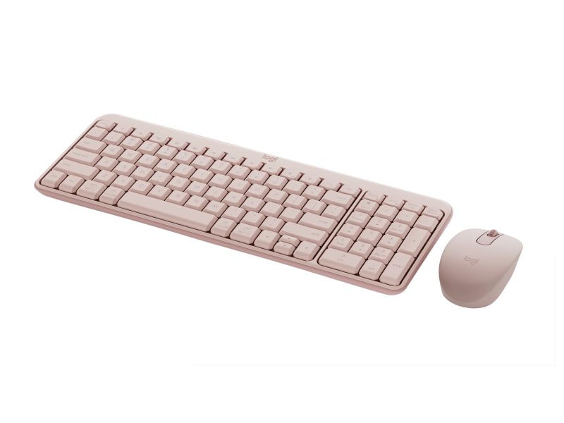 Bộ bàn phím chuột không dây Logitech MK250 Bluetooth Rose (920-013561)
