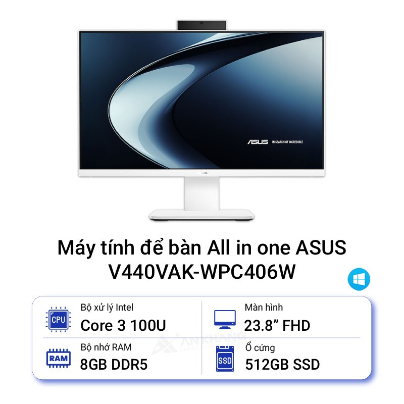 Máy tính để bàn All in one ASUS V440VAK-WPC406W