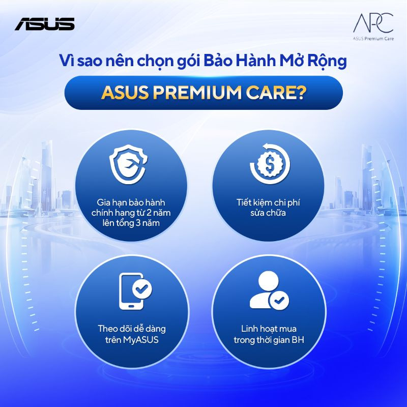 Gói dịch vụ gia hạn bảo hành Laptop ASUS IWEP-12M 12 tháng (NB)