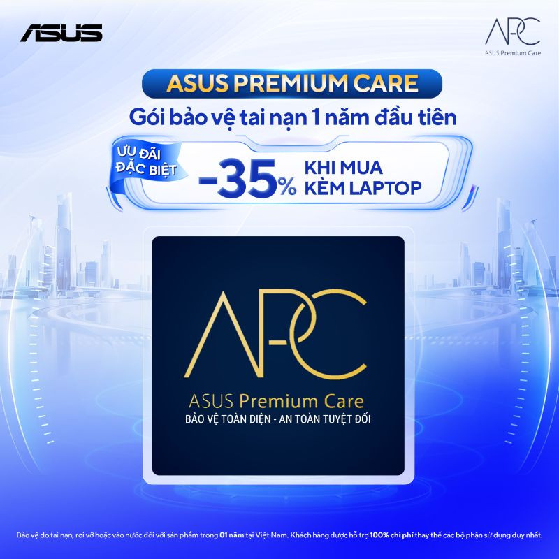 Gói dịch vụ bảo vệ tai nạn Laptop ASUS ADP-12M 12 tháng (NB)