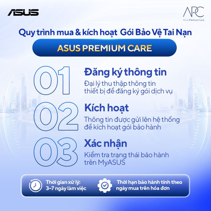 Gói dịch vụ bảo vệ tai nạn Laptop ASUS ADP-24M 24 tháng (NB)