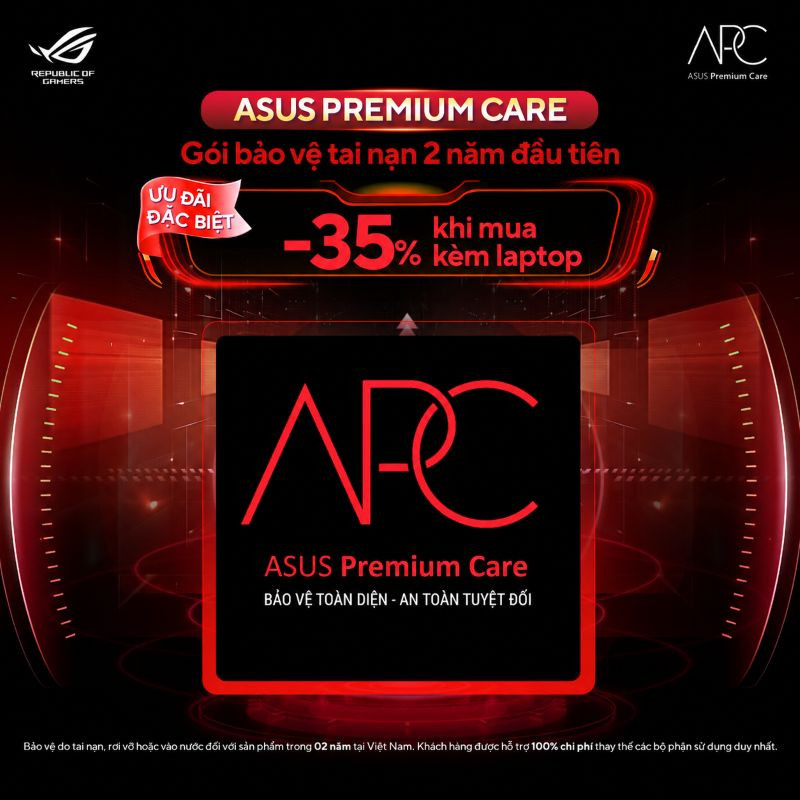 Gói dịch vụ bảo vệ tai nạn Laptop ASUS Gaming ADP-24M 24 tháng (NR)
