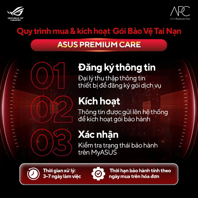 Gói dịch vụ bảo vệ tai nạn Laptop ASUS Gaming ADP-24M 24 tháng (NR)
