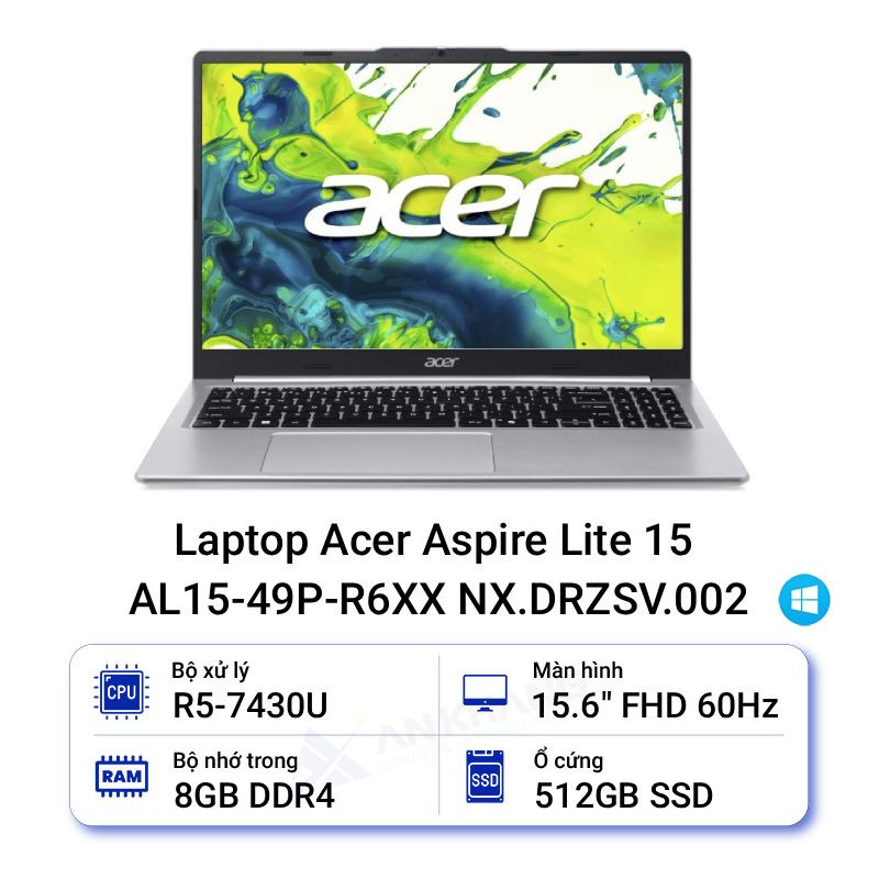 Laptop Acer Aspire Lite 15 AL15-49P-R6XX NX.DRZSV.002