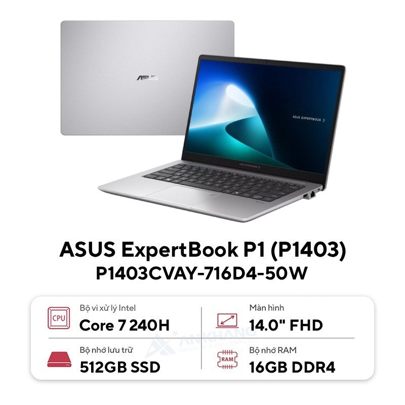 Laptop ASUS ExpertBook P1 P1403CVAY-716D4-50W
