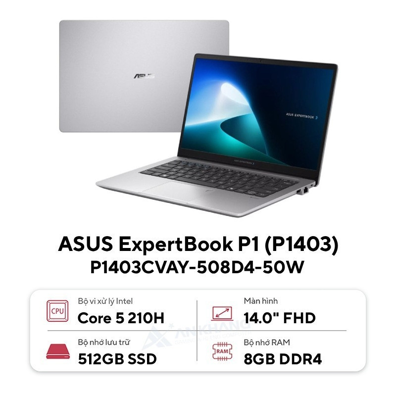 Laptop ASUS ExpertBook P1 P1403CVAY-508D4-50W