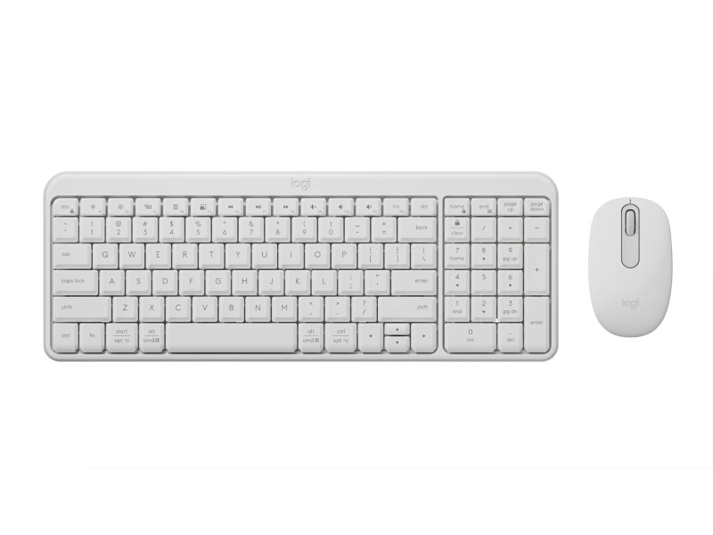 Bộ bàn phím chuột không dây Logitech MK250 Bluetooth Trắng (920-013560)