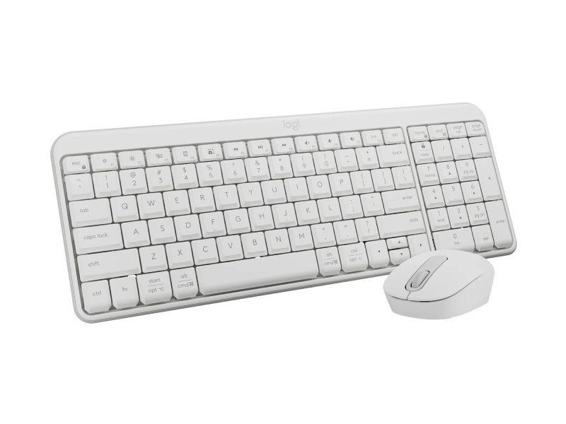 Bộ bàn phím chuột không dây Logitech MK250 Bluetooth Trắng (920-013560)