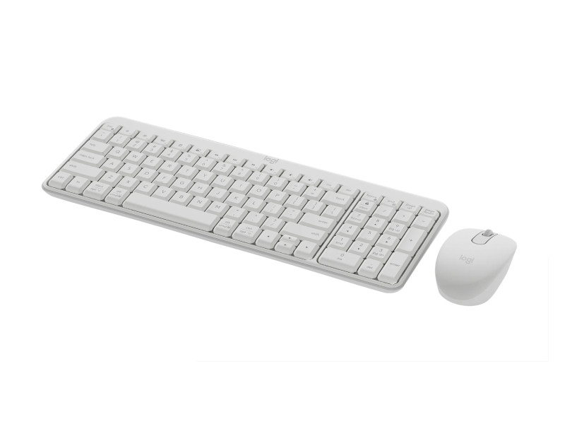 Bộ bàn phím chuột không dây Logitech MK250 Bluetooth Trắng (920-013560)