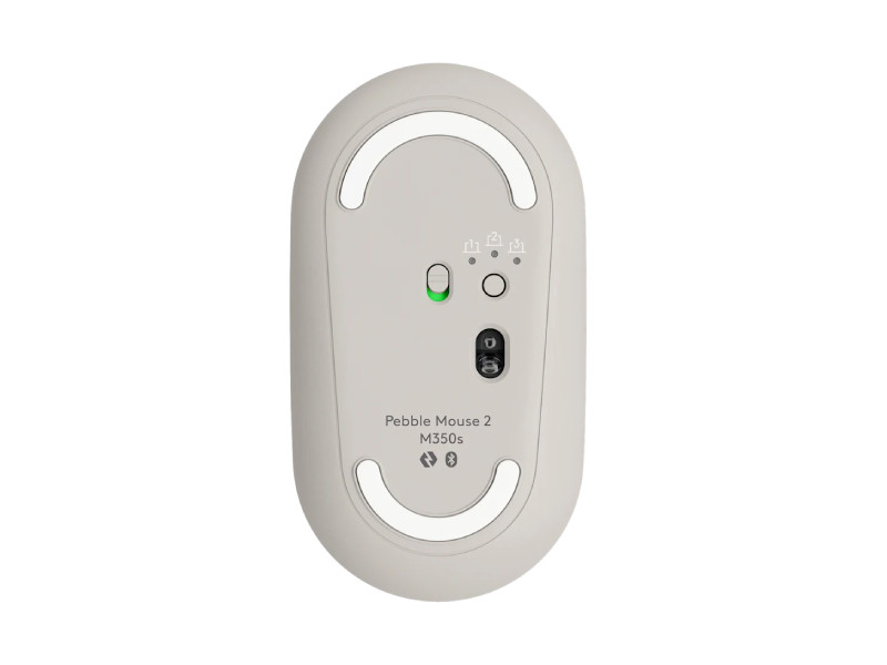 Bộ bàn phím chuột Bluetooth Logitech Pebble 2 Combo cát xám (920-012191)