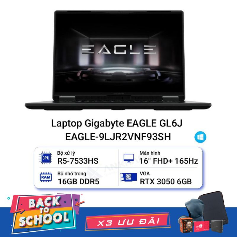 Laptop Gigabyte EAGLE GL6J EAGLE-9LJR2VNF93SH