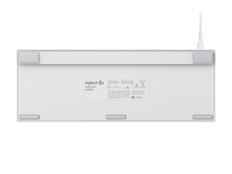 Bàn phím cơ Gaming Logitech G316 X 98 White (920-014234)